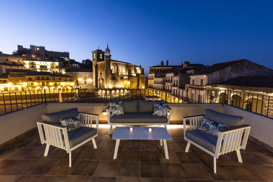 El Patio Plaza Mayor Trujillo (Trujillo, Cáceres): Historia con vistas